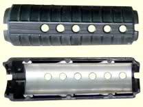 The correct early skinny type Colt carbine handguards are these in the pict...